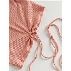 Crop Top mit Bindedetail