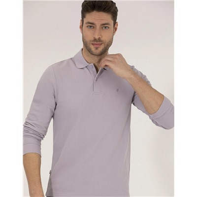 Lila Slim Fit Basic Sweatshirt