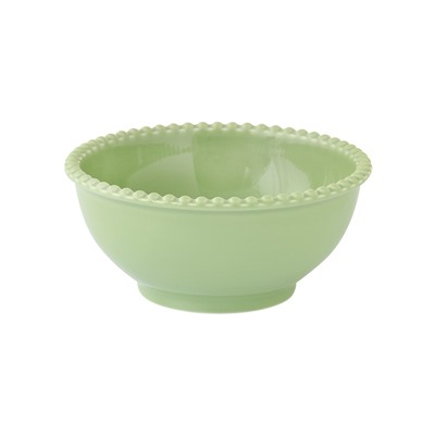 Салатник, 16 см, 750 мл, фарфор P, зеленый, Бусины, Tiffany, 60356
