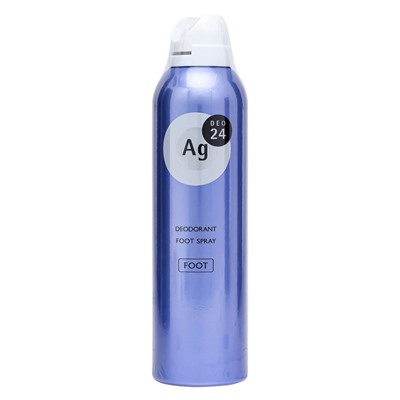 SHISEIDO Дезодорант-антиперспирант для ног Ag Deo24 без запаха с ионами серебра спрей 142 гр.