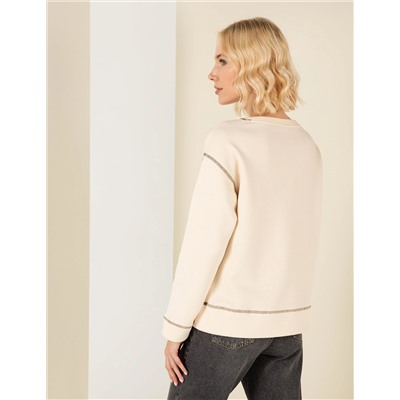 Krem Comfort Fit Sweatshirt