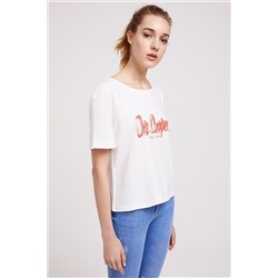 Lee Cooper Kadın Fallon O Yaka T-Shirt Beyaz 202 LCF 242021