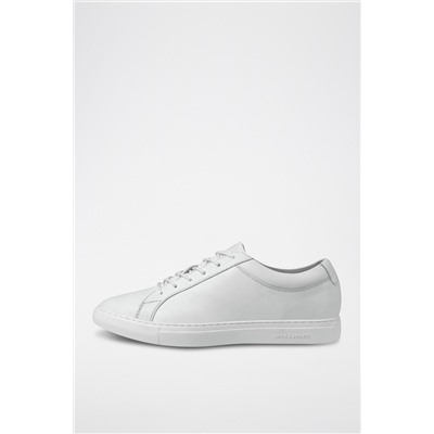 Zapatillas de piel Blanco