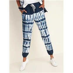 French Terry Cinched-Hem Sweatpants for Women