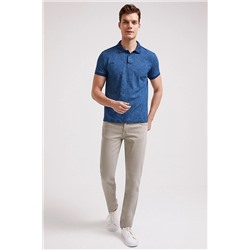 Lee Cooper Erkek Caesar Baskılı Pike Polo Yaka T-Shirt İndigo 202 LCM 242047 202 LCM 242047 2601