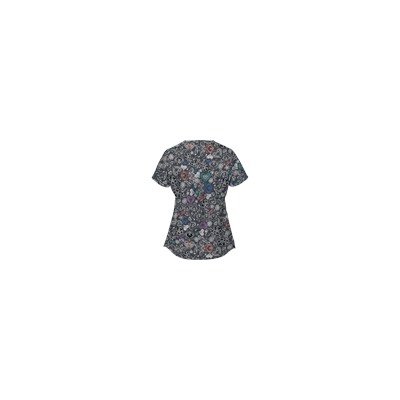 UA Chalked Medley Pewter Scrub Top