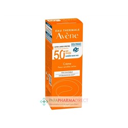 Avène Solaire SPF50+ Crème Fini Invisible Très Haute Protection 50 ml