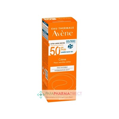 Avène Solaire SPF50+ Crème Fini Invisible Très Haute Protection 50 ml