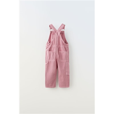 LONG DENIM DUNGAREES