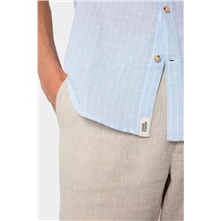 Camisa de lino Azul claro