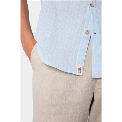 Camisa de lino Azul claro