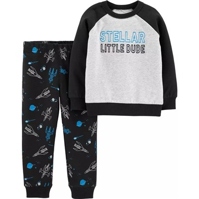 Carter's | Baby 2-Piece Bear Pullover & Denim Pant Set