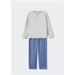 Pijama largo algodón -  Niño | MANGO OUTLET España