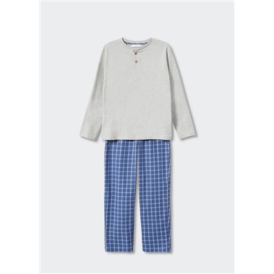 Pijama largo algodón -  Niño | MANGO OUTLET España