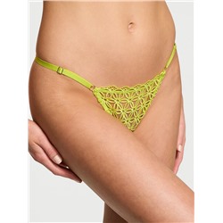 Geo Daisy Lace Adjustable V-String Panty