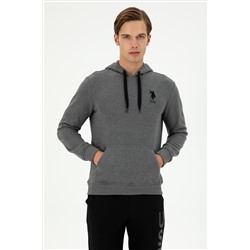 Erkek Antrasit Melanj Basic Sweatshirt