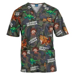 Cherokee Tooniforms Scrubs The Good Dinosaur Unisex Top