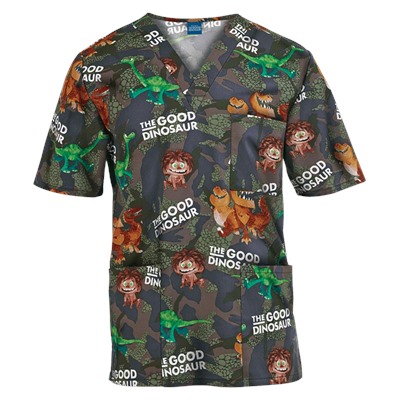 Cherokee Tooniforms Scrubs The Good Dinosaur Unisex Top