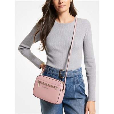 MICHAEL MICHAEL KORS Jet Set Large Saffiano Leather Crossbody Bag