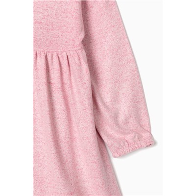 Vestido con capucha Rosa jaspeado
