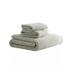 Calvin Klein Entwine Solid Cotton Terry 3-Piece Towel Set