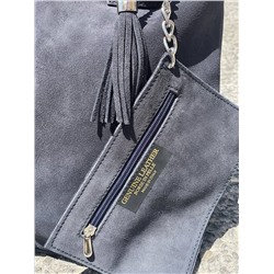 Ab.Zapatos Pelle SHOPPER ser (590) gris oscuro
