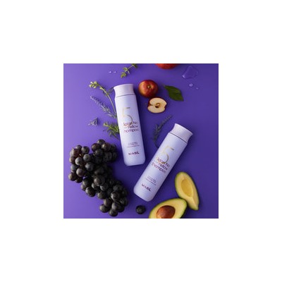 5 Salon No Yellow Shampoo Шампунь против желтизны волос