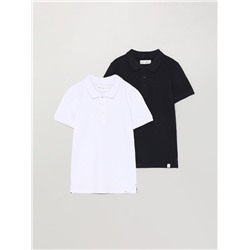 2-Pack of basic polo shirts