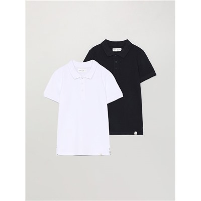 2-Pack of basic polo shirts