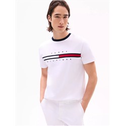 Embroidered Flag Logo T-Shirt