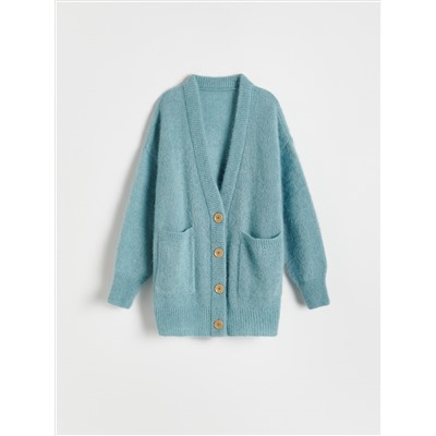 PREMIUM Strickjacke mit hohem Anteil an Alpakawolle