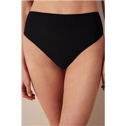 Penti, Mary Yüksek Bel Dokulu Siyah Bikini Altı