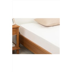 English Home Düz Pamuklu King Size Lastikli Çarşaf Beyaz 10004836-1
