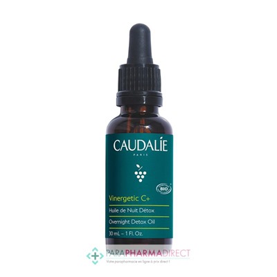 Caudalie Vinergetic C+ - Huile de Nuit Détox BIO 30ml