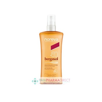 Noreva Bergasol Expert Huile Solaire Satinée SPF50 125ml