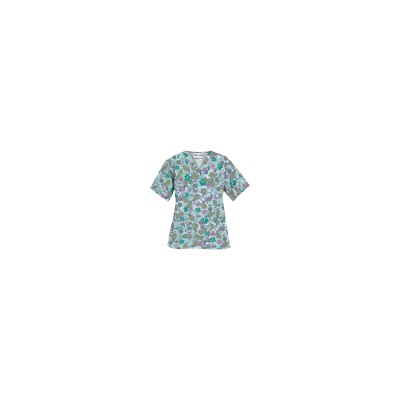 UA Perfect Paisley Pepperminty Scrub Top