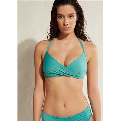 Triangel-Bikinioberteil mit Wattierung Indonesia Eco