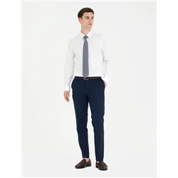 Beyaz Slim Fit Uzun Kollu Klasik Gömlek