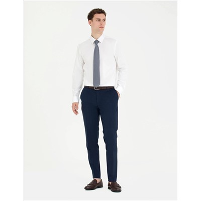Beyaz Slim Fit Uzun Kollu Klasik Gömlek