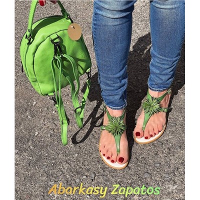 ZAPATOS 2726TG MANZANA+Pelle 2704 pistacho