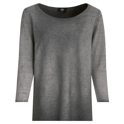 Damen Strickpullover mit Oil-Washed-Effekt