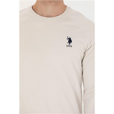 Erkek Taş Basic Sweatshirt