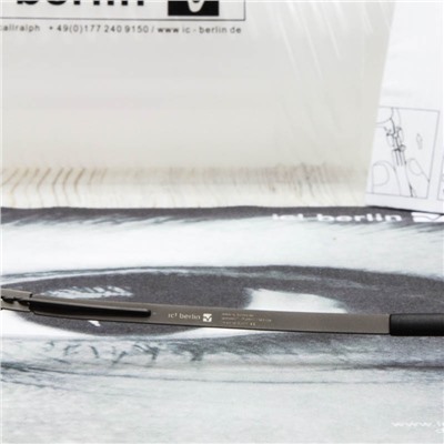 IB00014 - Оправа ic!Berlin Khamseen gun metal + футляр