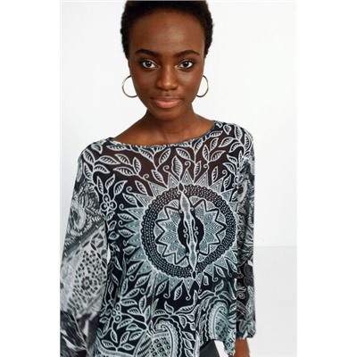 Camiseta avolantada mandalas