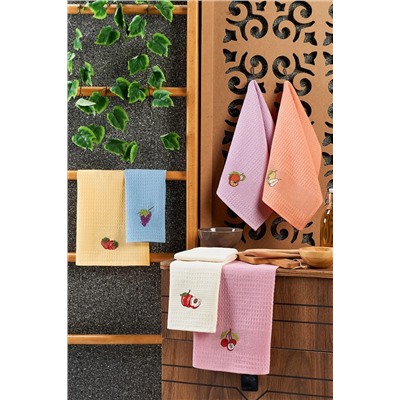 Casnack 6'lı Mutfak Havlusu Fruit Seti 40x60 Peçete Model