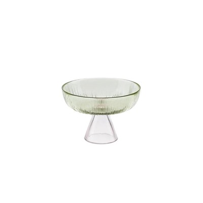 Soleil Ayaklı Kase - Yeşil - 18 cm