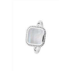 Anillo Plata y nácar