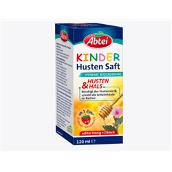 Kinder Hustensaft Honig Eibisch, 120 ml