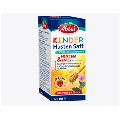 Kinder Hustensaft Honig Eibisch, 120 ml