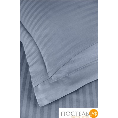 Постельное белье "Карвен" Stripe Satin 1.5 спальн. N 162-SS 014 indigo/индиго